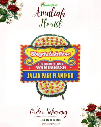 Bunga Papan Congratulation di Mangga Dua